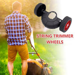 HASTHIP String Trimmer Wheel Attachment for Lawn Care with Adjustable Support Wheel | Plastic Weather Resistant Design
