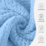 Set of 2Pcs Bath Towel Set Bath Towel & Towel Ultra Soft Coral Velvet 55 Inches Bath Towel and 29 Inches Towel Set Skin Friendly Gift Packing Baby Shower Gift
