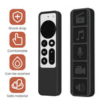 HASTHIP® Silicone Remote Cover for Apple TV 4K Remote Wear Resistant Silicone Protective Silicone Skin Cover Anti-Scratch Remote Case for Apple TV 4K Remote