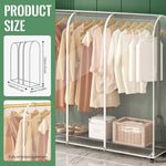 Dustproof Cover for Clothing Rack Clothes Rack Dustproof Cover Zip-up PEVA Transparent Waterproof Clothing Rack Cover for 130x50x150cm Clothes Rack Garment Racks