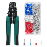 HASTHIP® 200Pcs Electrical Crimping Connectors with Wire Crimper Tool 4 Sizes Crimping Connectors Insulated Wire Terminals Crimp Terminals Universal 22-10 AWG Wire Crimper ToolElectrical Connectors
