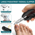 HASTHIP 5-Piece Ingrown Toenail Clipper Set, Stainless Steel Nail Care Tools