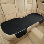 HASTHIP® 3Pcs Breathable Car Seat Covers Full Set Front & Rear Seat Covers with Anti-Slip Silicone Backing, Storage Pouches, Durable Car Seat Cushions Stylish Universal Seat Cover for Car