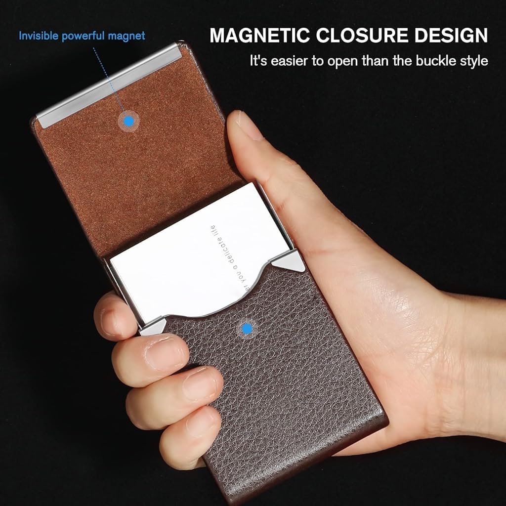 HASTHIP® Business Card Holder Metal Visiting Card Case