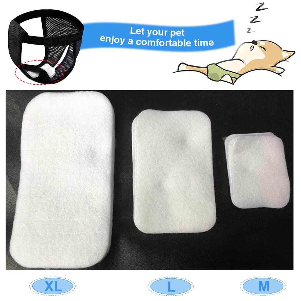 HASTHIP Pet Cotton Diaper Pads for Medium Female Dogs (10 Pack)