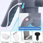 HASTHIP Electric Watering Spray Pump for Plants with 2L Tank and Dual Spray Nozzle | USB Rechargeable
