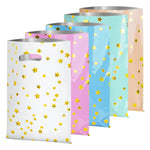 HASTHIP Gift Bags for Parties and Children's Day with Star Print 50 Pcs 33x18cm | 5 Colors