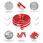 HASTHIP Edge Protector for Baby Proofing with 16.4 ft Strip and Clear Triangle Guards