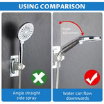 HASTHIP Shower Head Pipe Adapter for Adjustable 135° Spray Direction with Corrosion‑Resistant Build | Universal Fit for Fixed and Handheld Showers