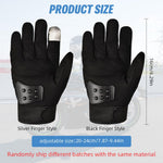 HASTHIP Full Finger Bike Gloves for Men & Women with Touch Screen and Hard Knuckle Protection