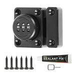 HASTHIP Password Door Lock for Interior & Exterior Doors with 3-Digit Keyless Latch | Heavy Duty Zinc Alloy