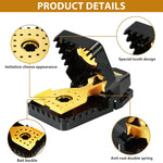 HASTHIP Rat Trap for Home with Quick Trigger Mechanism and Reusable ABS Design | 2Pcs