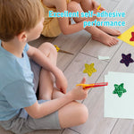 HASTHIP Glitter Star Stickers for Reward Charts 1000 pcs 1 inch Self Adhesive | 8 Colors