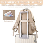 HASTHIP® Casual Backpackk with Cute Accessory 18.1 Inch Bookbags with Pendant Laptop Bag