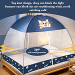 HASTHIP Pop Up Mosquito Net Tent for Double Bed with Dual Zipper Doors and Fine Mesh 6.6 x 7.2 ft