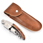 HASTHIP Waiters Corkscrew for Wine and Beer Bottles featuring 3 in 1 Opener 12 cm Stainless Steel Rosewood Handle