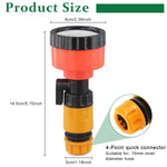 HASTHIP Water Sprayer Head Replacement for Irrigation with 2000 Mesh Screen | Quick 1/4 inch Connection