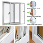 HASTHIP Door Sealing Strip for Soundproof and Dustproof Protection with Strong Adhesive 10 m White 3 PCS