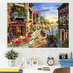 HASTHIP Diamond Painting Kit for Home Wall Decor 11.8x15.8 in featuring Full Drill Canvas