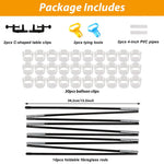 HASTHIP Wedding Table Balloon Arch Stand Kit for Party and Birthday | Easy DIY Fiber Rod Set of 3