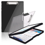 HASTHIP Large A4 Clipboard Folder for Teachers and Coaches with Dual Layer Storage | 24x34x3.7 cm PP Box