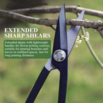 HASTHIP Gardening Pruning Shears for Trees and Roses with 43mm Steel Blades and 7.5 in Ergonomic Handle | Precise Bonsai Cutting Tool