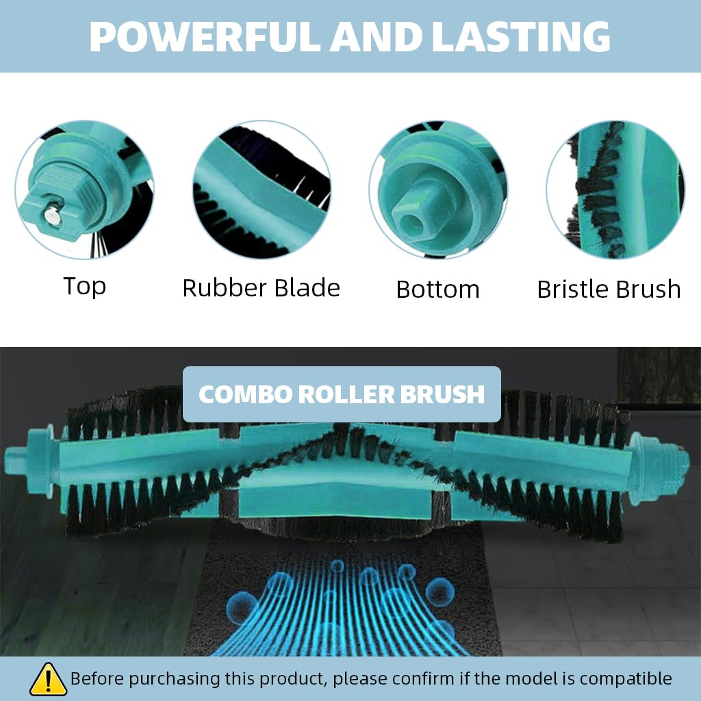 HASTHIP Replacement Parts Kit for Viomi SE Vacuum Cleaner with 9Pcs Brushes Filters and Mops