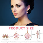 HASTHIP® Palay 31Pcs Diy Jewelry Making Pendent Kit Assorted Lovely Enamel Charms Pendents Gold Plated Diy Charm Necklace Bracelets Pendent Kit For Bracelet Jewelry Making And Crafting, Pink