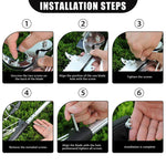HASTHIP Tree Branch Cutter for High Pruning with 35cm SK5 Saw Blade and 5m Pull Cord | 2 PCS