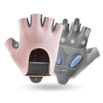 HASTHIP® Guantes de Entrenamiento para Mujer Transpirables con Almohadillas de Silicona Antideslizantes,Guantes sin Dedos para Gimnasio,Fitness Levantamiento Pesas Crossfit y Ejercici