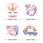 HASTHIP Unicorn Stickers for Kids Crafts and Gift Wrapping featuring 500pcs PVC Vinyl | 4 Designs