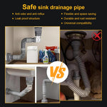 HASTHIP Sink Drain Pipe for Bathroom with 42–96cm Adjustable Length & Flexible Design | Stainless Steel Pop-Up Valve