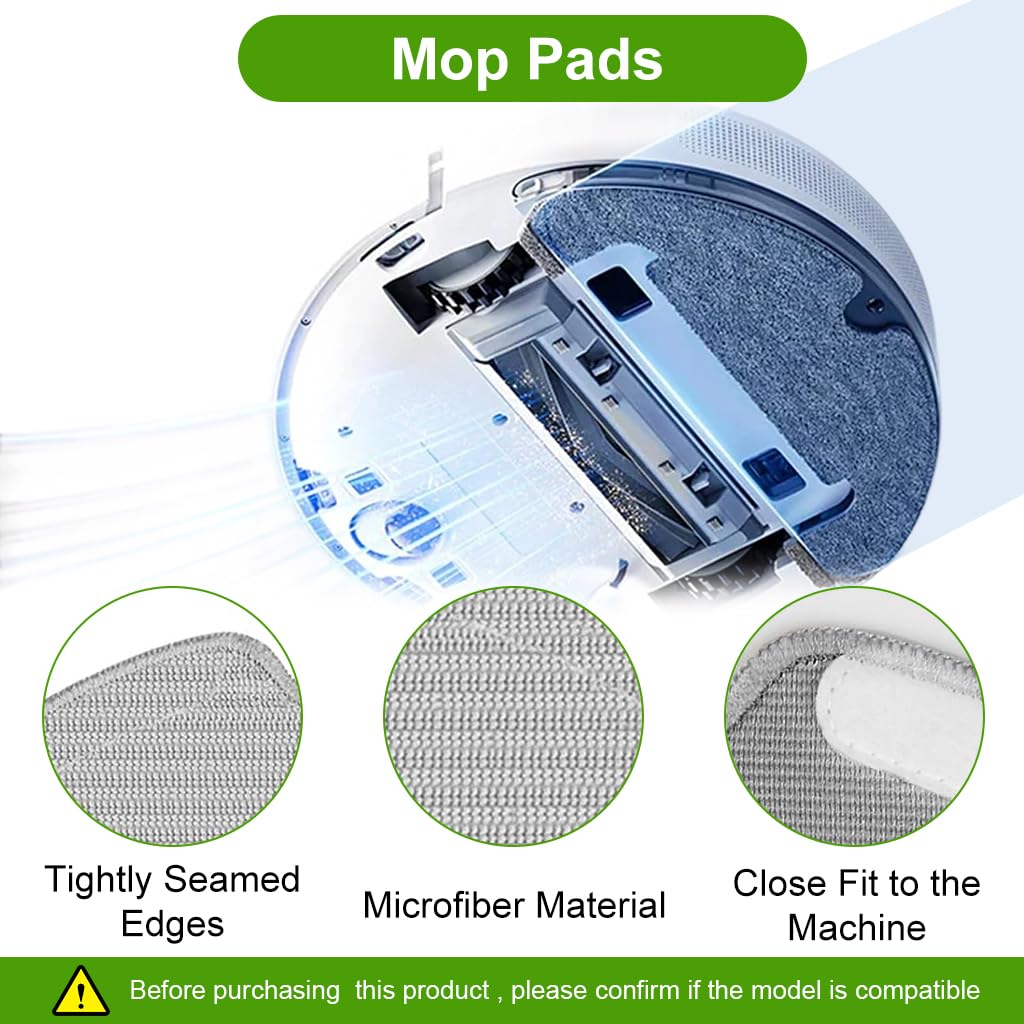 HASTHIP Replacement Parts for Dreame D10 Plus Gen 2 Vacuum | 12Pcs Kit with Brushes and Filters