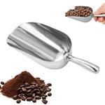 HASTHIP Ice Scoop for Ice Buckets with 12 oz Deep Bowl and Ergonomic Handle | Aluminum Tool