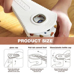 HASTHIP Jar Opener for Easy Lid Removal with Ergonomic Handle and Stainless Steel Opener | Fits 3–7 cm Jars
