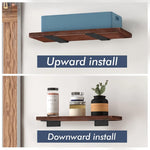 HASTHIP® Paquete de 2 soportes para estantes flotantes