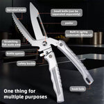 HASTHIP Kitchen Shears for Poultry and Home Use with Detachable Spring‑Loaded Blades | Stainless Steel Ergonomic Handle