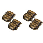 HASTHIP Antique Brass Shell Cabinet Knobs 20 Pcs for Door Drawer & Wardrobe | Easy Install