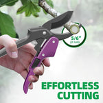 HASTHIP Gardening Scissors for Plants and Shrubs with 20 cm SK5 Blade and Safety Lock | Ergonomic Handle