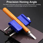 HASTHIP® Honing Guide System Chisel Sharpening Kit for Woodworking, Honing Guide Jig for Woodwork, Adjustable 0-55mm Clamp, Honing Guide Sharpening Jig Woodworking Tools Precision Sharpening Jig
