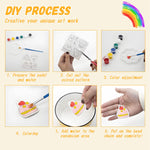 HASTHIP Foam Texture Painting Kit for DIY 3D Madhubani Art featuring Water-Puffed Foam | Creative Gift for Girls Ages 8-12