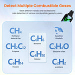 HASTHIP Gas Leak Detector for Home and Outdoor Use with LCD Display and Dual Alarm | Adjustable Sensitivity up to 1000ppm