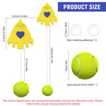 HASTHIP Cricket and Baseball Training Device with 3 Balls for Reflex and Coordination | Door Hanging Indoor & Outdoor Striking Practice Tool