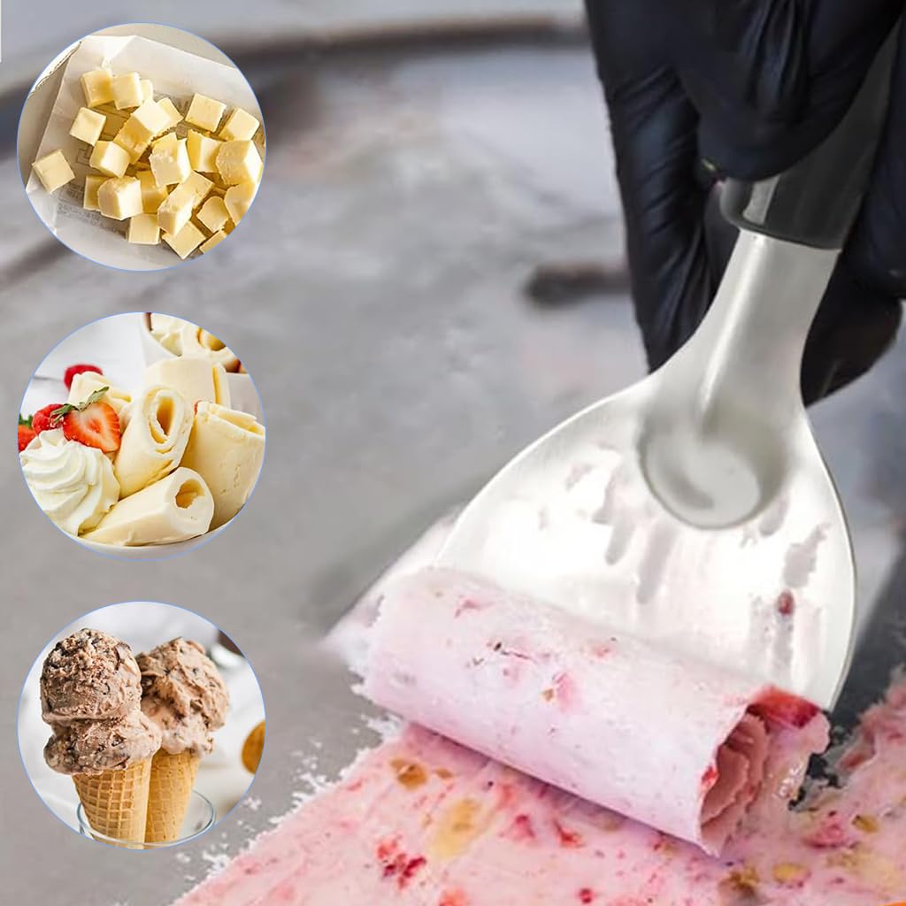 HASTHIP Espresso Frothing Spade for Ice Cream and Desserts with 9.9 in Length | Stainless Steel 18/8 and Bakelite Handle