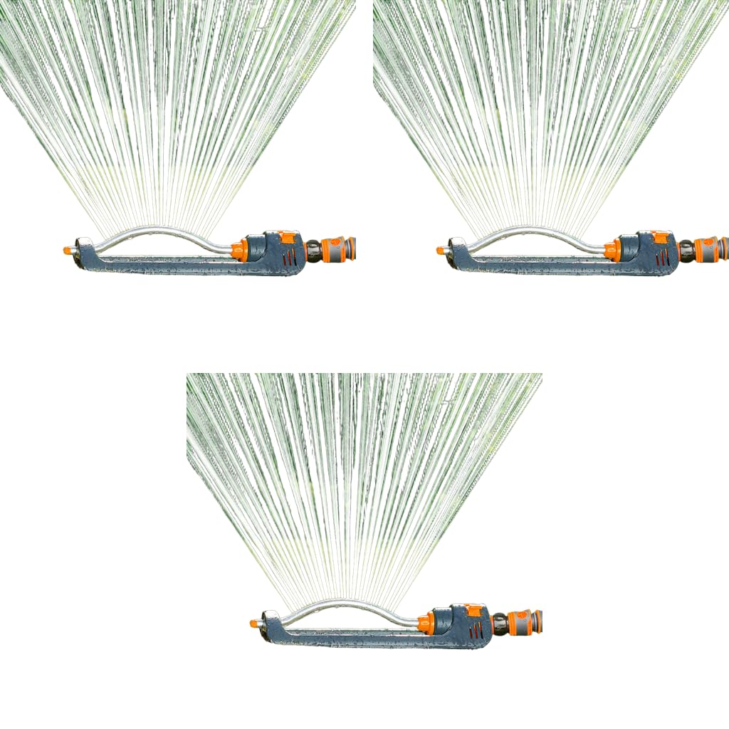 HASTHIP Garden Sprinkler for Lawn and Agriculture with 180° Rotation and 8–10m Coverage | 3 PCS Adjustable Irrigation System