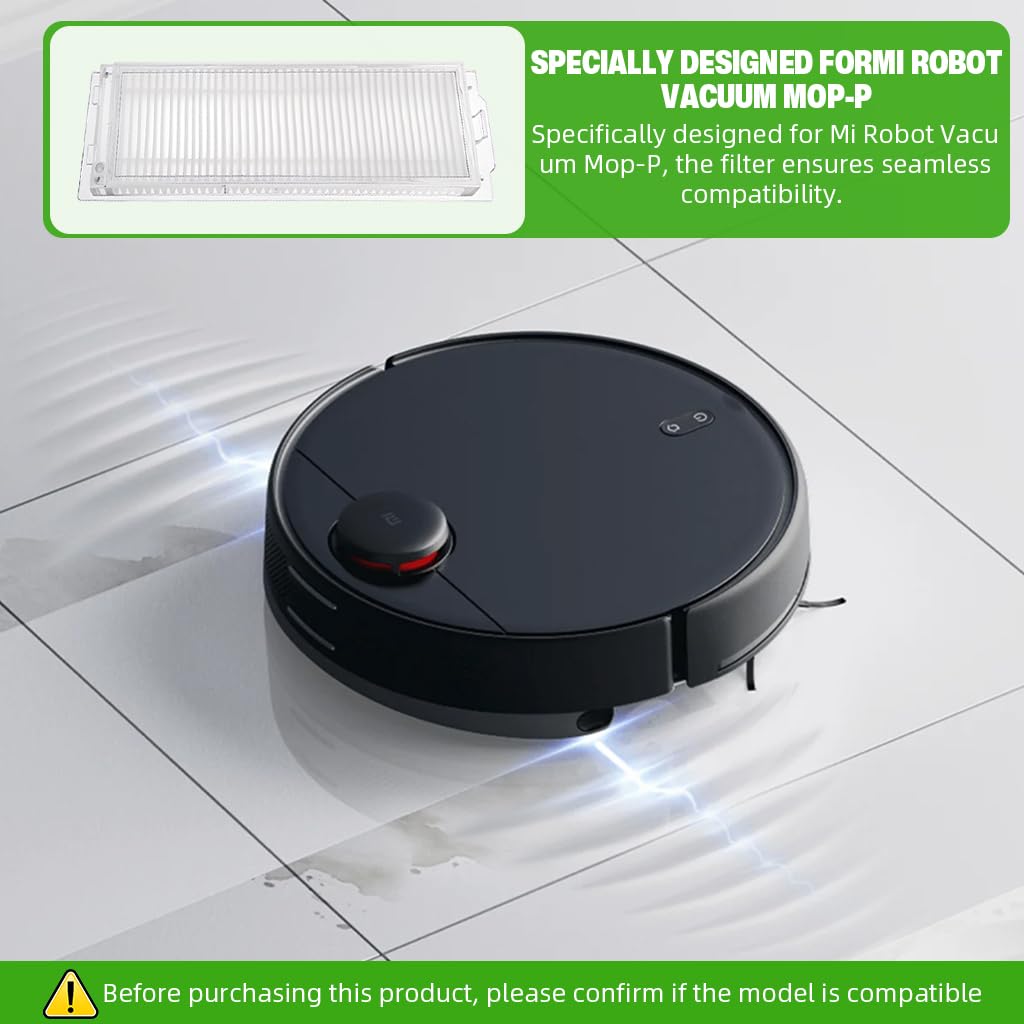 HASTHIP Replacement Filters for Mi Robot Vacuum Mop 2i and 2 Pro 2pcs | Washable Reusable Design