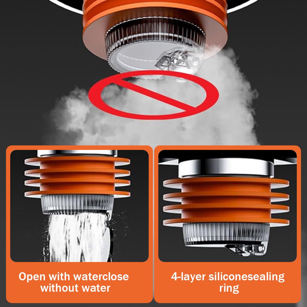 HASTHIP Washing Machine Drainage Adaptor for Kitchen Sink 2PCS with Anti Odor Valve | ABS Connector