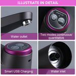 HASTHIP Automatic Water Dispenser Pump for 5 Gallon Bottles with Dual Switch Buttons | USB Rechargeable 2 PCS