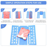 HASTHIP Clothes Folding Board for Fast Laundry with Adjustable Flip Fold Design | T Shirt Folder