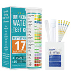 HASTHIP Water Testing Strips for Pool and Aquarium with 17 in 1 Indicators and 125 Count | Quick 30s Results